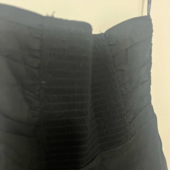 Forever 21 Black Strapless Ruffle Bodice romper - Picture 6 of 9